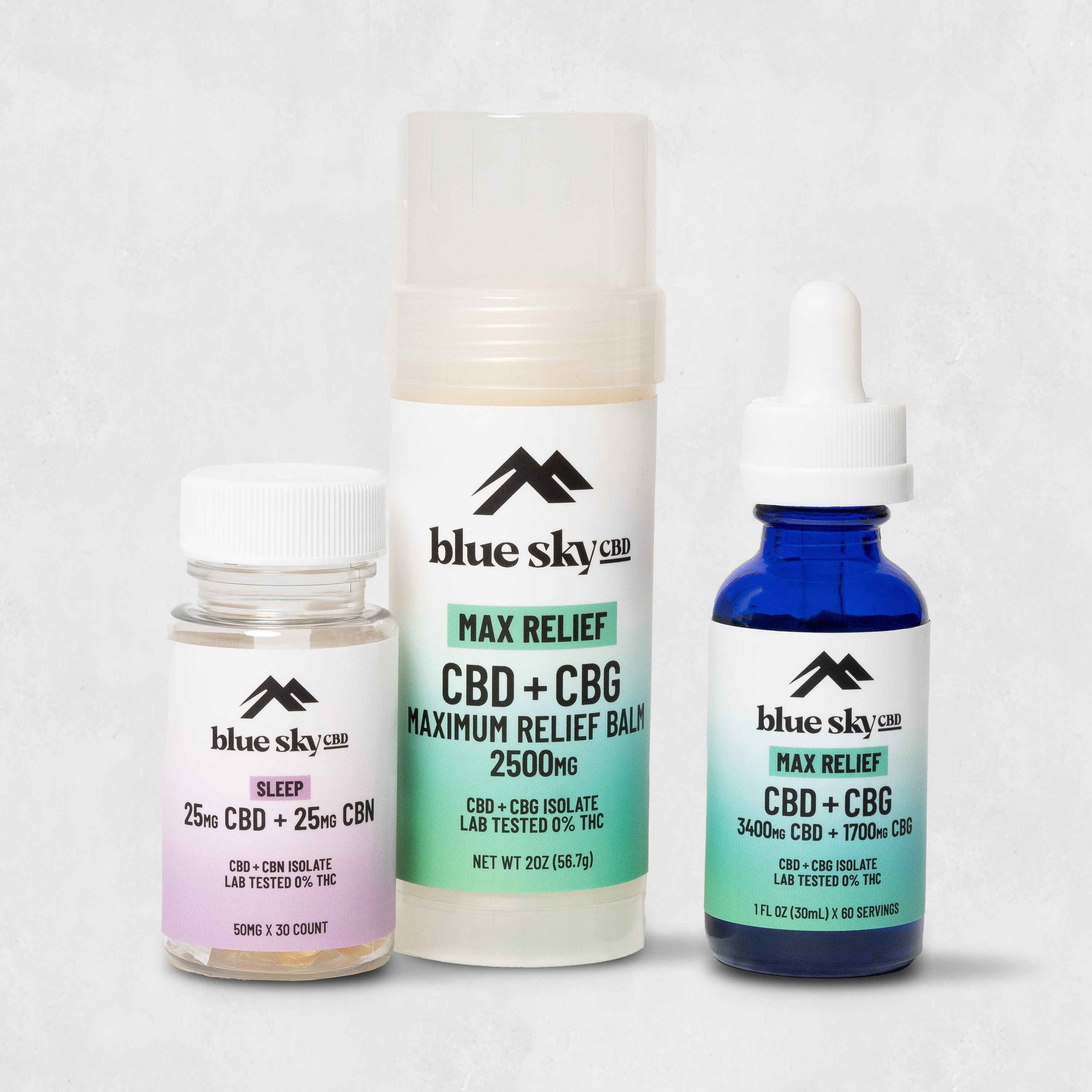 Max Pain Relief CBD Products Bundle | Blue Sky CBD